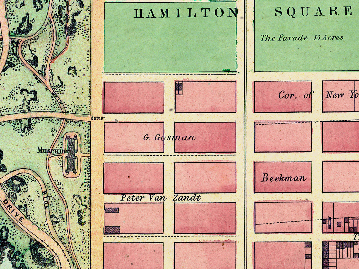 Map: New York City 1867 Dripps Central Park Composite A, New York City 1867 Dripps Central Park Composite (1867)