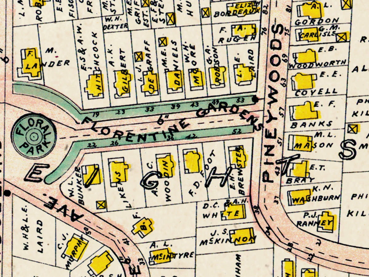Map: Plate 7, Springfield 1910 (1910)