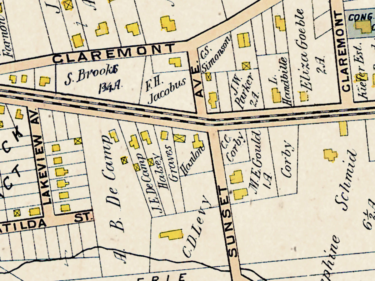 Map: Verona Township - Cedar Grove Center - Plate 027, Essex County 1906 Vol 3 (1906)