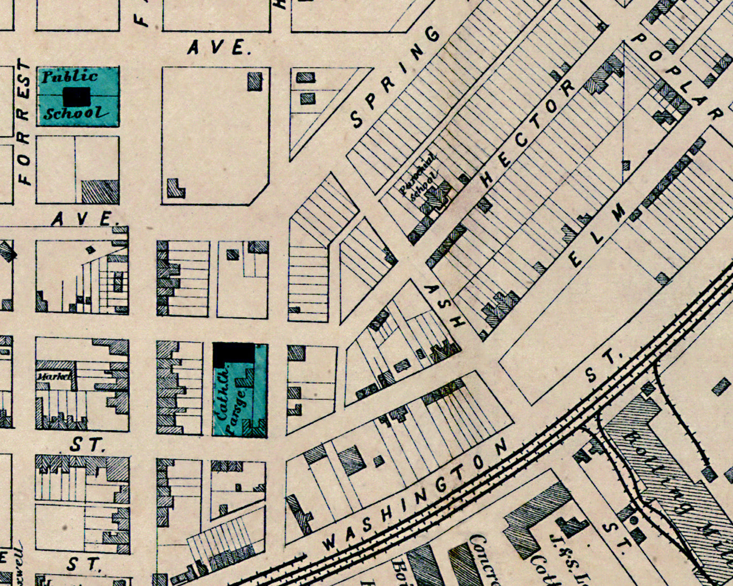 Map: Conshohocken, West Conshohocken, Montgomery County 1877 (1877)