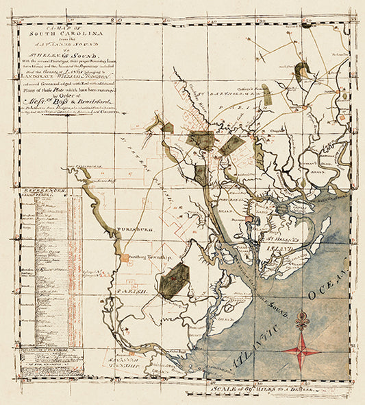 Map: Beaufort County 1771c Savannah Sound to St, Beaufort County 1771c Savannah Sound to St. Helena's Sound (1771c)