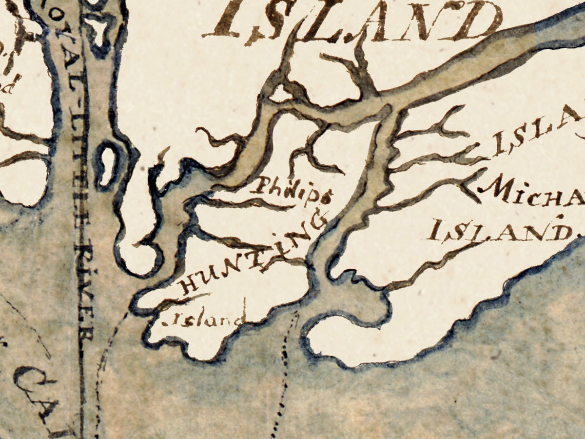 Map: Beaufort County 1771c Savannah Sound to St, Beaufort County 1771c Savannah Sound to St. Helena's Sound (1771c)