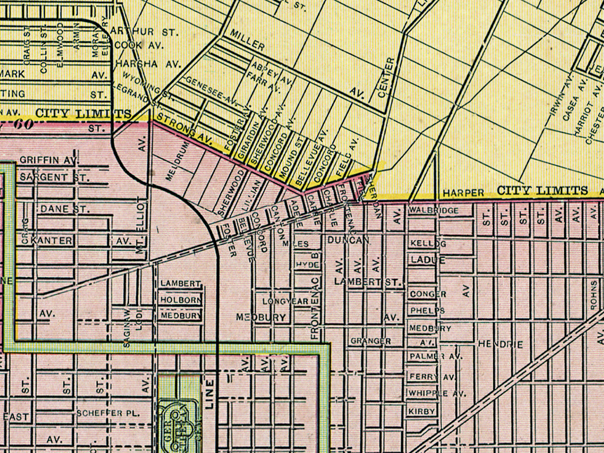 Map: Detroit 1906, Detroit 1906 (1906)