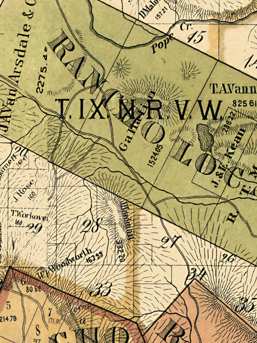 Map: Napa County 1876, Napa County 1876 (1876)