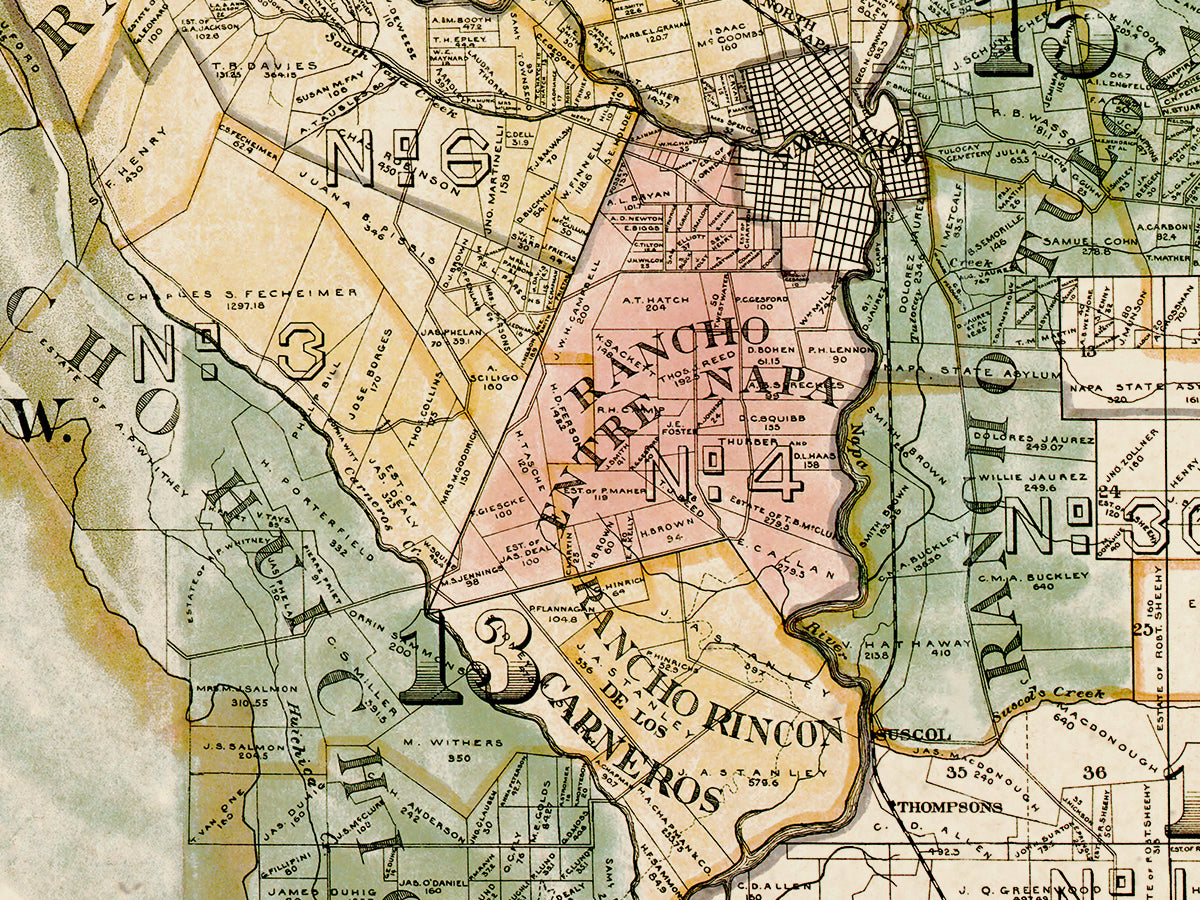 Map: Napa County 1895, Napa County 1895 (1895)