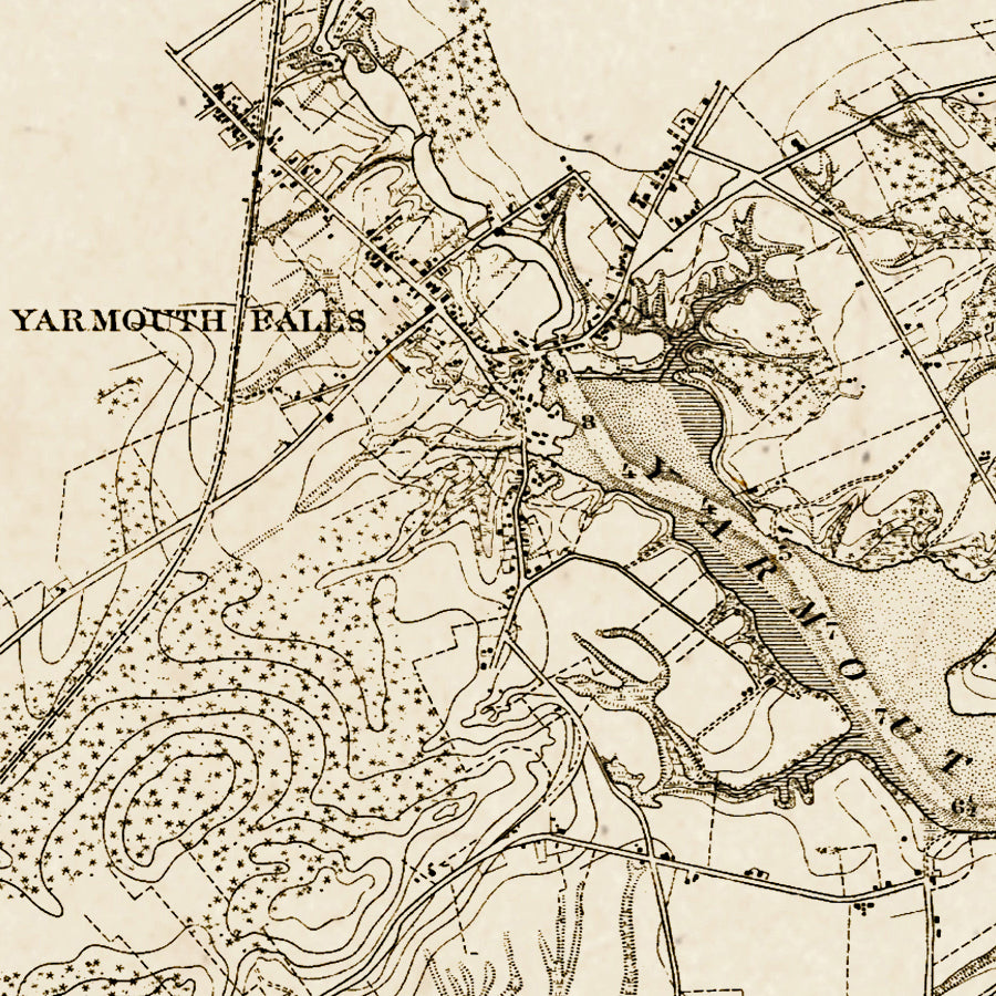 Map: Casco Bay Chart 1870 Maine, Casco Bay Chart 1870 Maine (1870)
