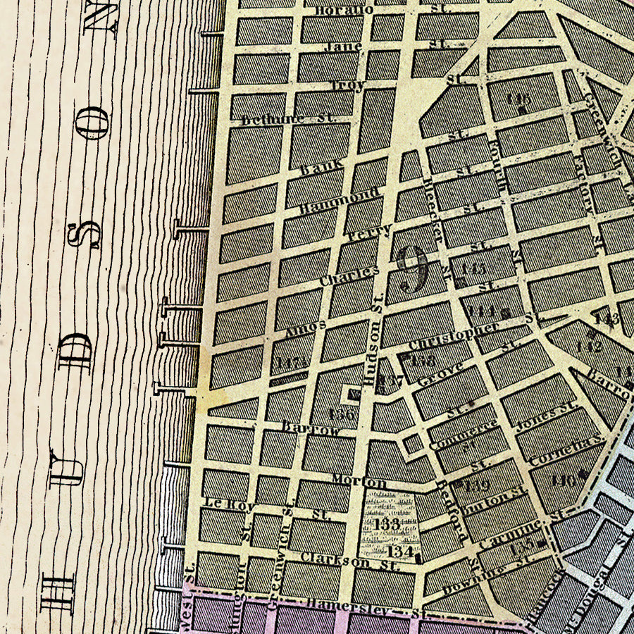 Map: New York City 1850 Map, New York City 1850 (1850)