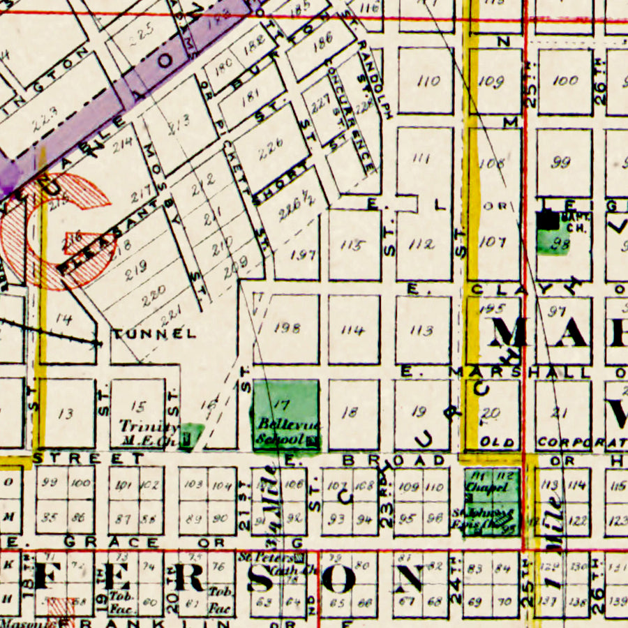 Map: Index Map, Richmond 1877 (1877)