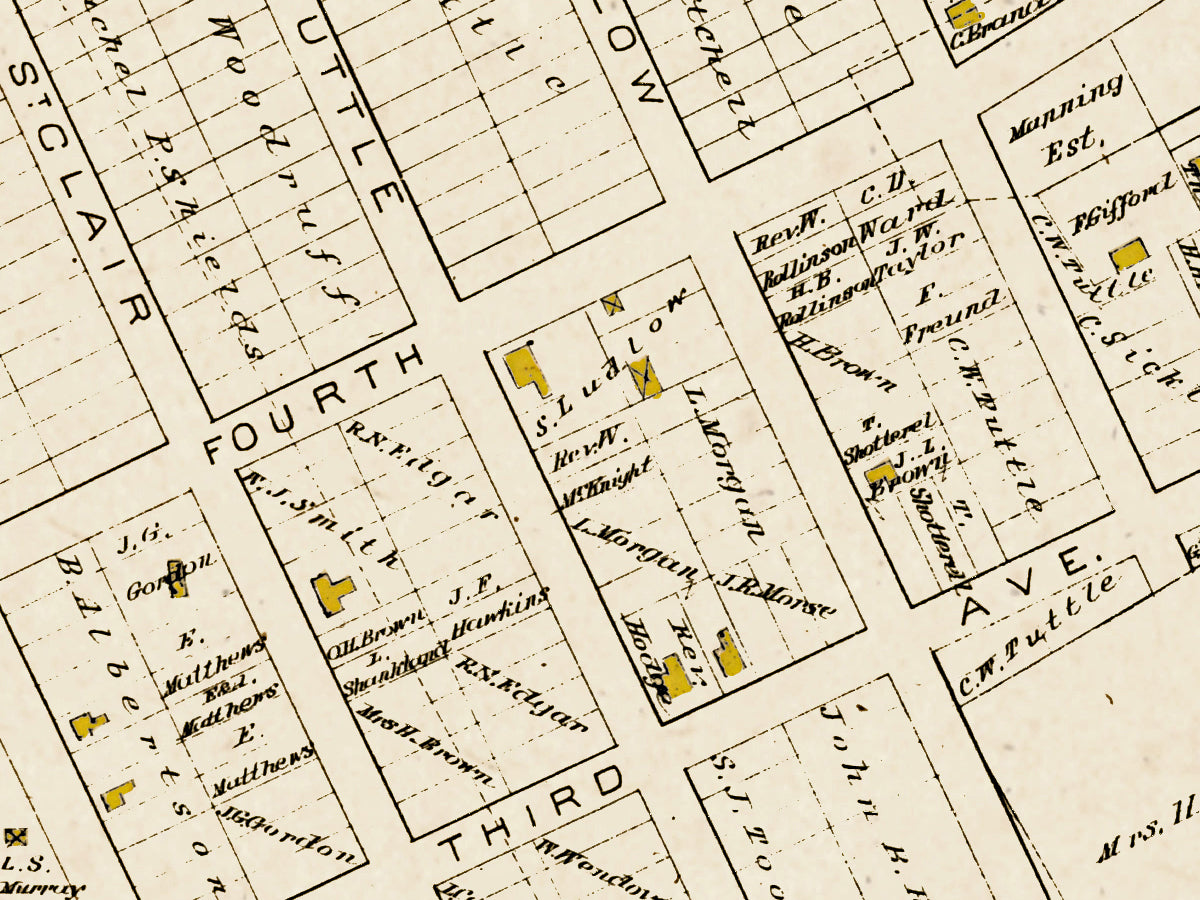 Map: North Spring Lake and Como, Monmouth County 1889 (1889)