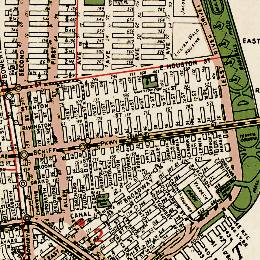 Map: Manhattan Composite 1949, Manhattan Composite 1949 (1949)